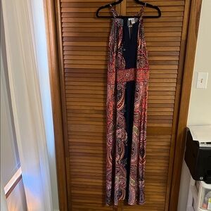 London Times Multicolor Paisley Dress